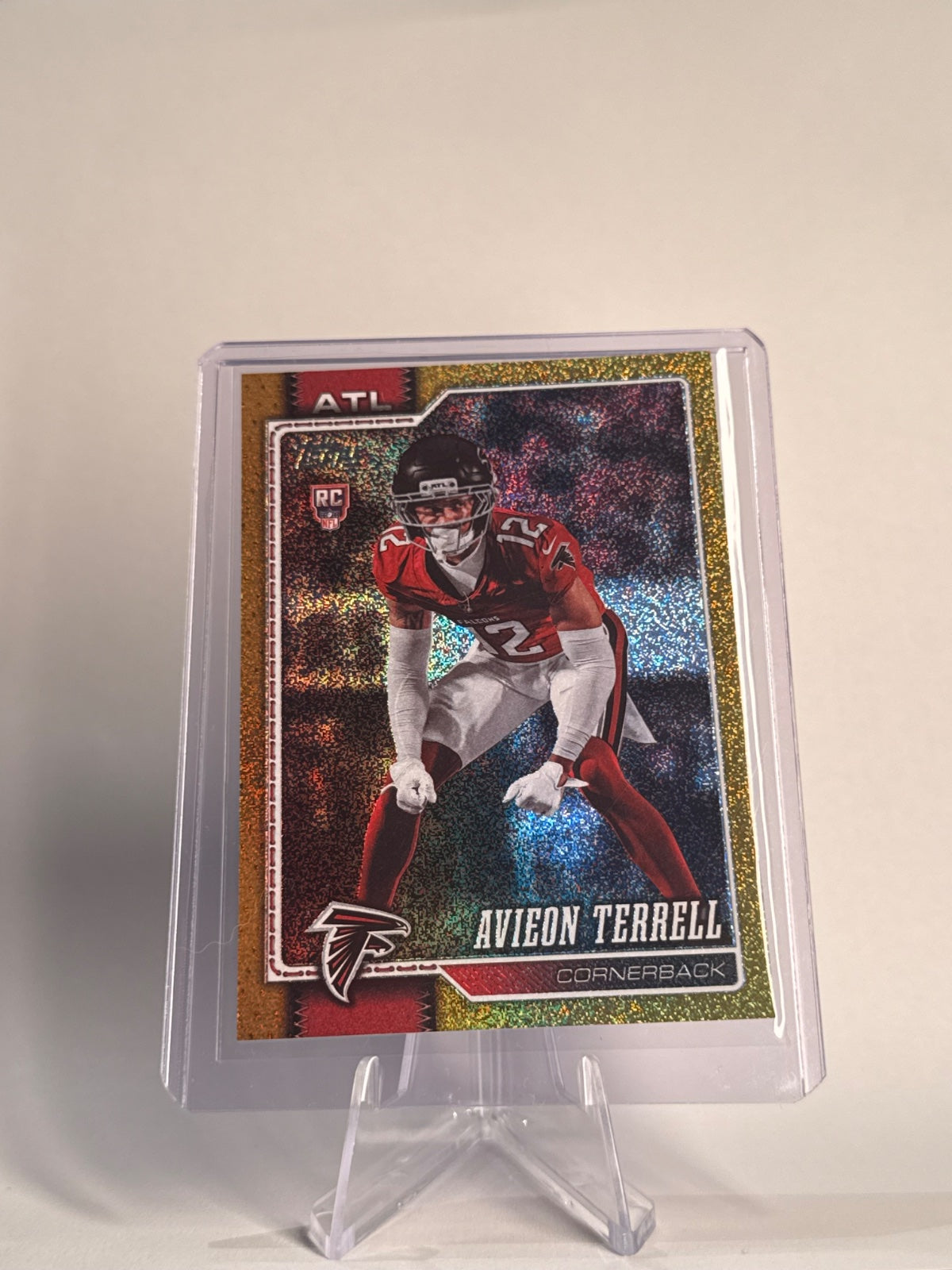 2026 Topps Avieon Terrell RC Gold /50 #379 Atlanta Falcons Rookie 34/50