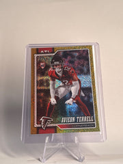 2026 Topps Avieon Terrell RC Gold /50 #379 Atlanta Falcons Rookie 34/50