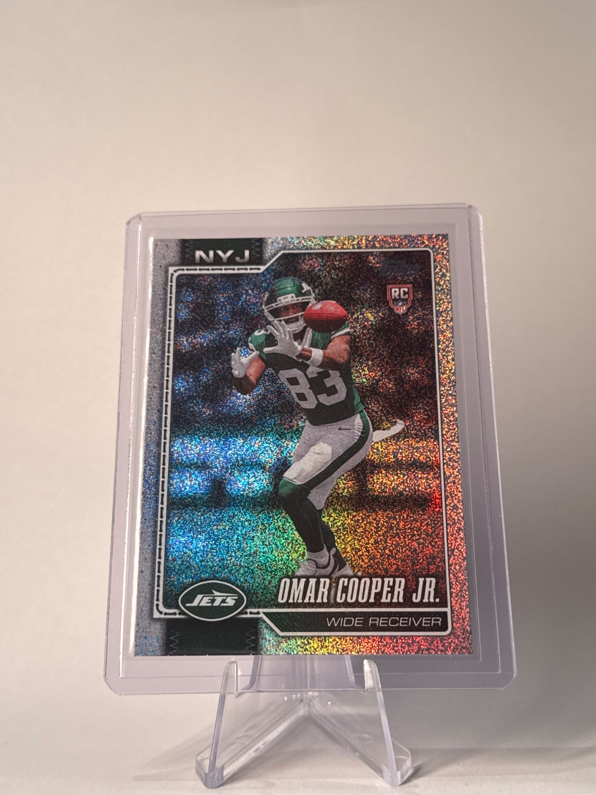2026 Topps Flagship Omar Cooper Jr. RC #321 Sandglitter Parallel New York Jets