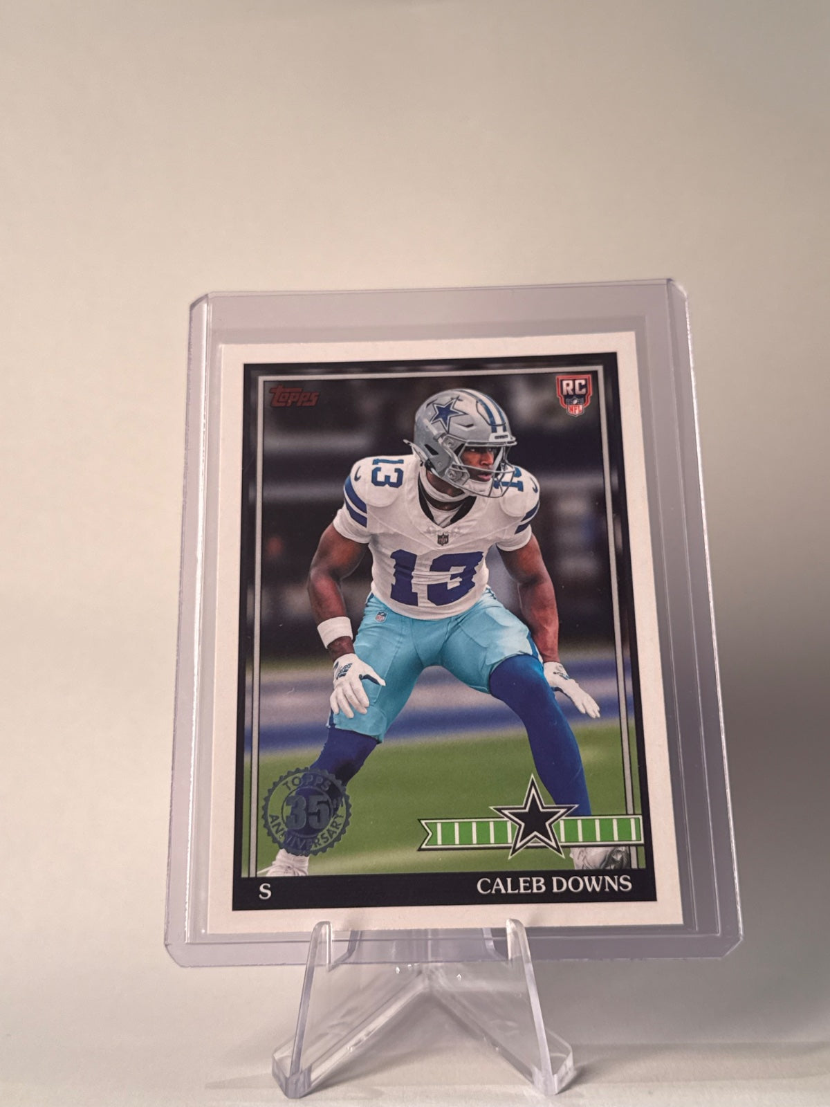 2026 Topps Flagship Caleb Downs RC #91TR-49 1991 Topps 35th Anniversary Cowboys
