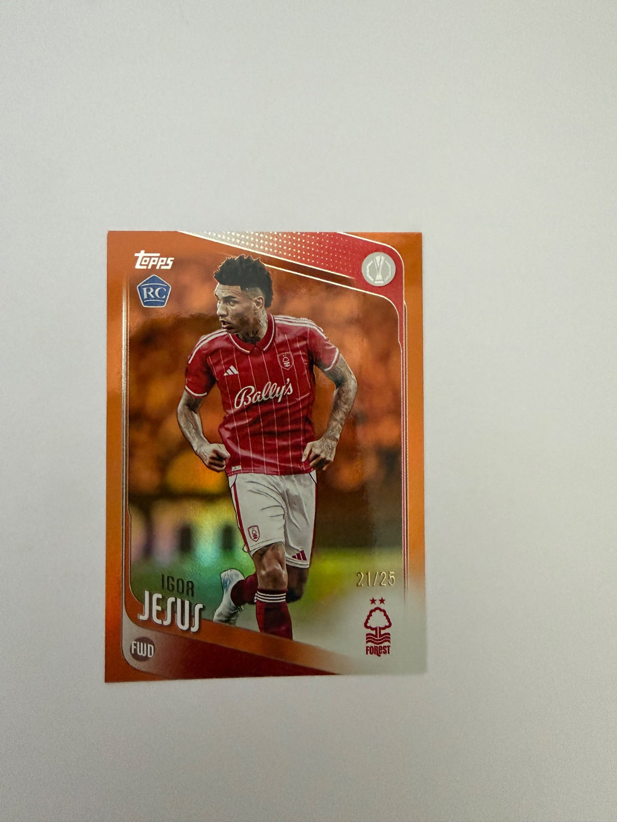 Igor Jesus Topps NOW RC Orange /25 (21/25)