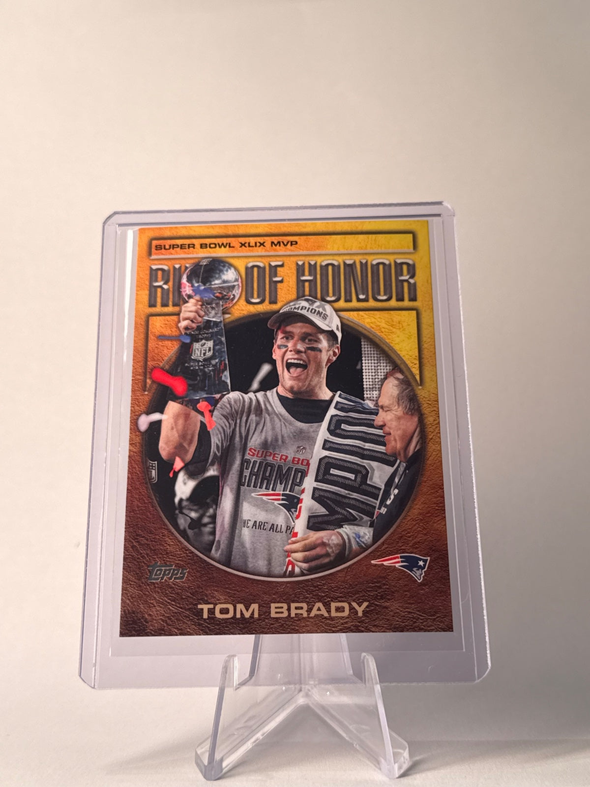 2026 Topps Tom Brady Ring of Honor ROH-6 Super Bowl XLIX MVP Patriots