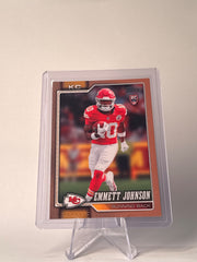 2026 Topps Emmett Johnson RC Gold /2026 #313 Chiefs Rookie 0093/2026