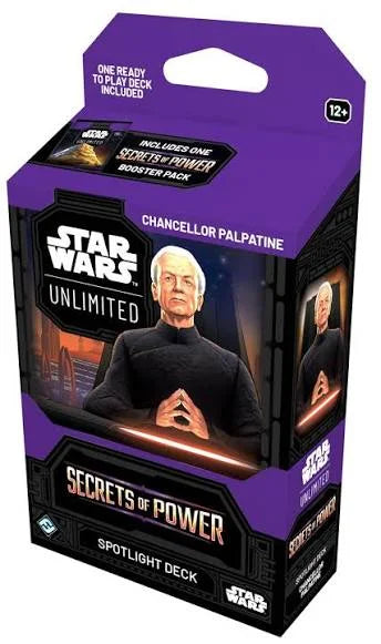 Star Wars: Unlimited - Secrets of Power Spotlight Deck Chancellor Palpatine