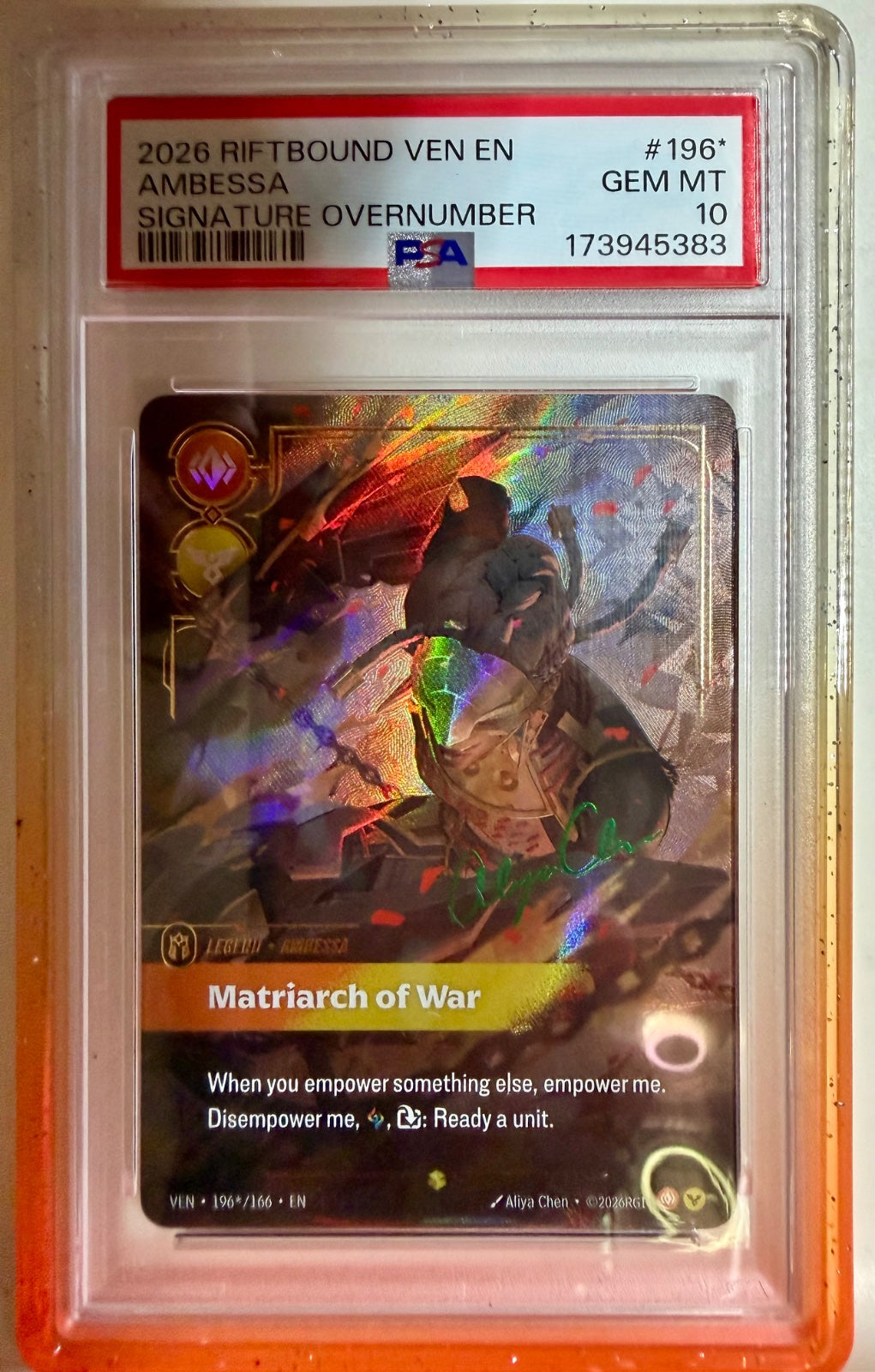 Ambessa - Matriarch of War (Signature) 196*/166 (Vendetta)