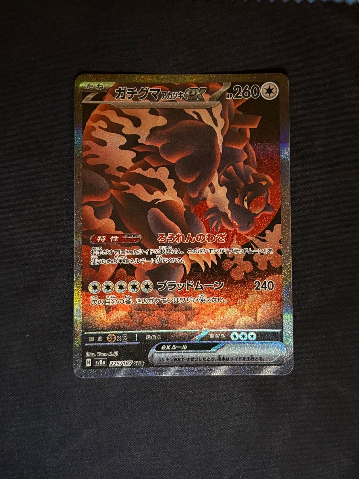 Bloodmoon Ursaluna ex (JP) 225/187 (Terastal Festival ex)