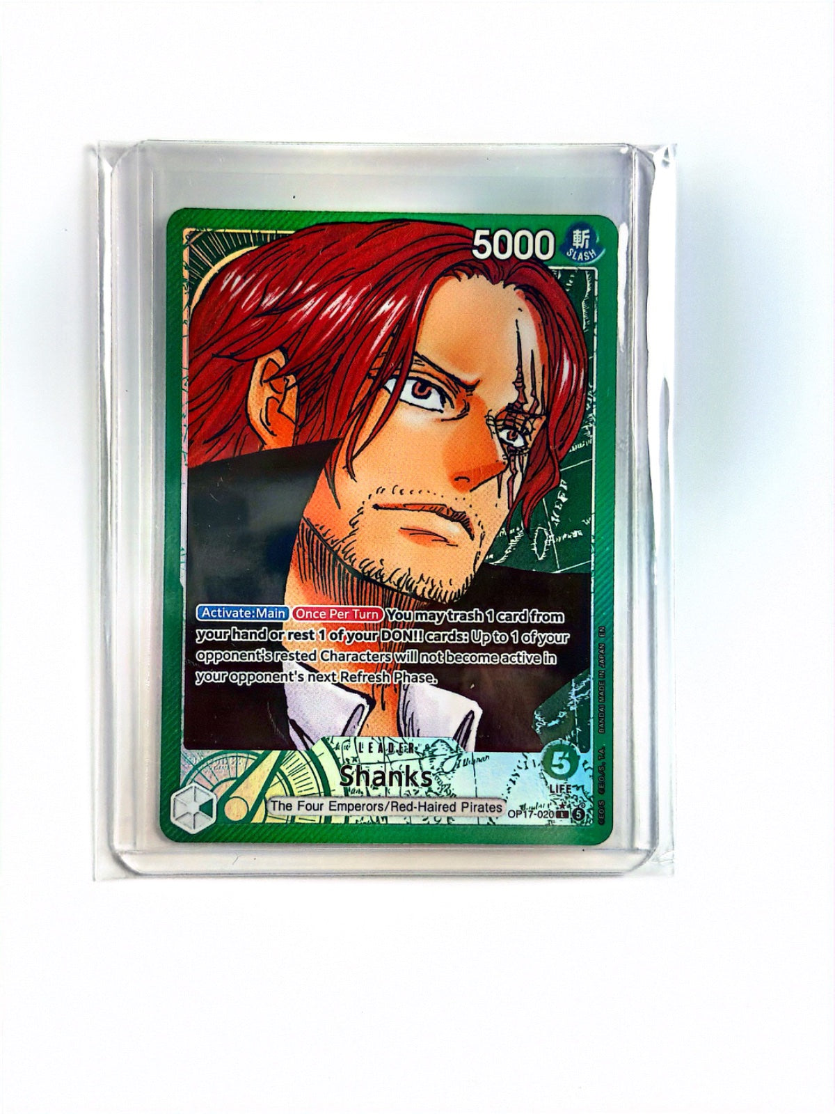 Shanks (Alternate Art) OP17-020 (The World's Strongest Warriors)