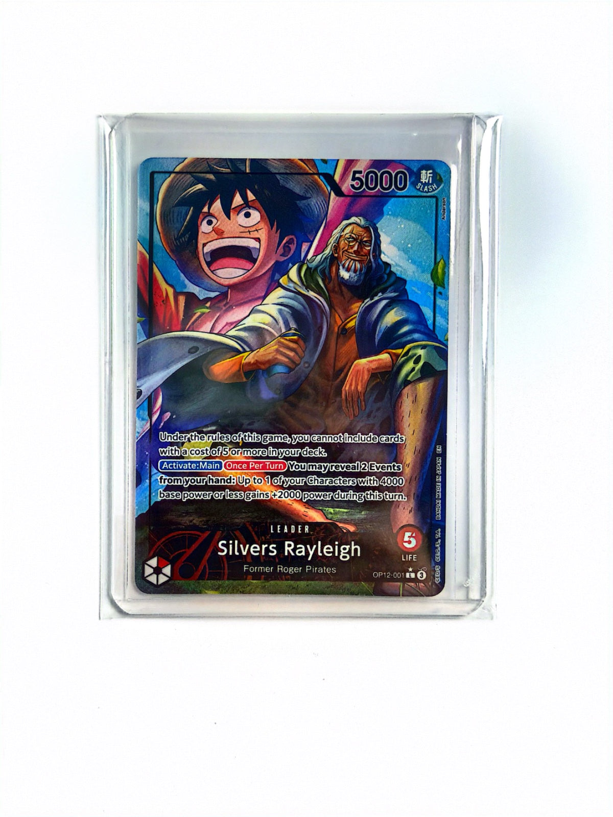 Silvers Rayleigh (Alternate Art) OP12-001 (Legacy of the Master)