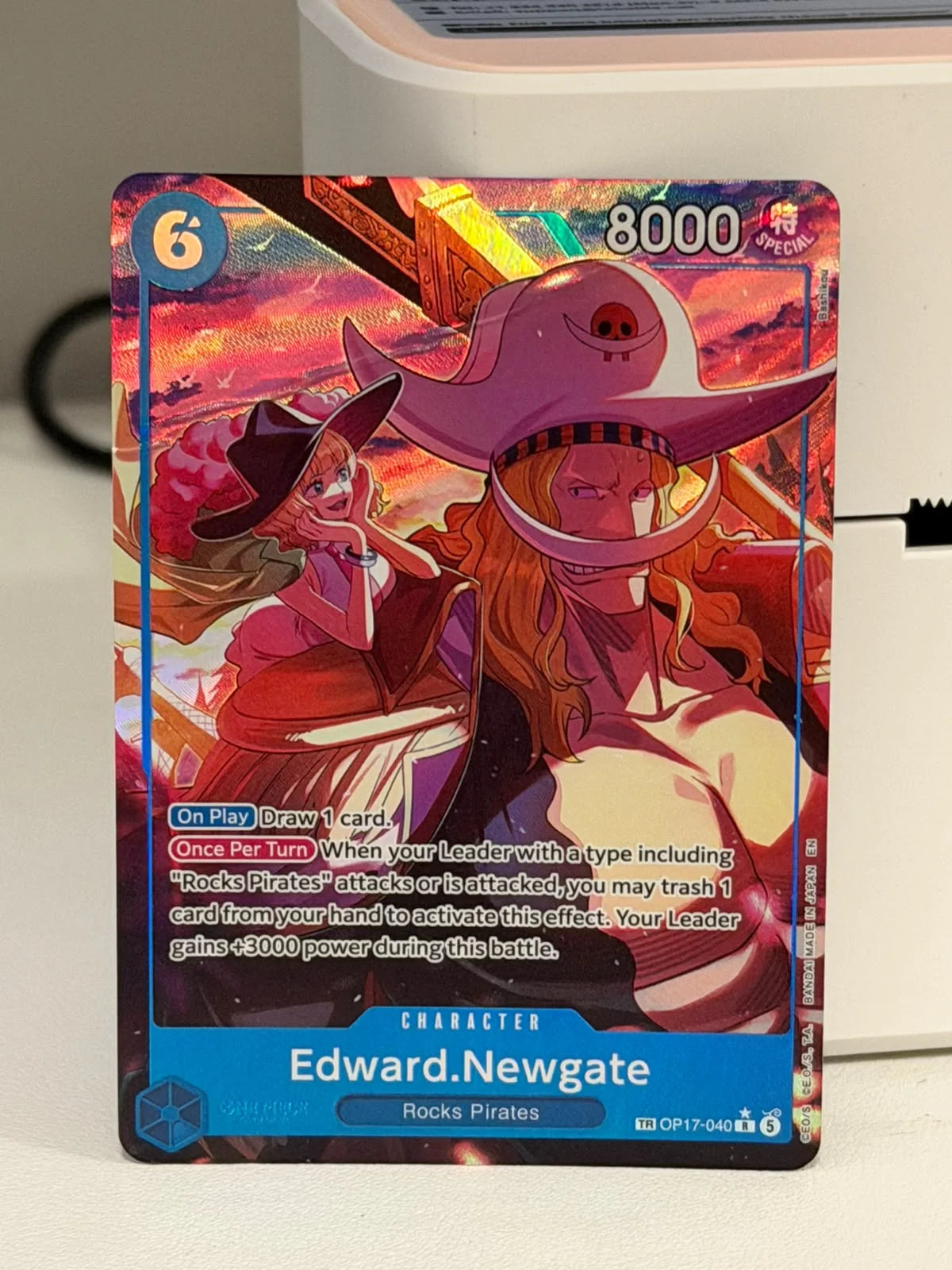 Edward.Newgate (040) (TR) OP17-040 (The World's Strongest Warriors)