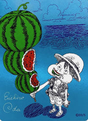 One Piece Luffy Natsukomi 2026 Metakira Card Eiichiro Oda Japanese