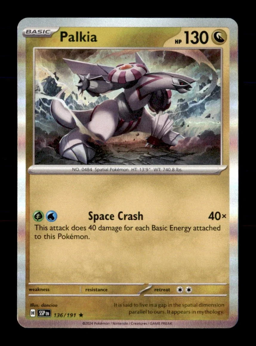 Palkia 136/191 · Holofoil (Surging Sparks)