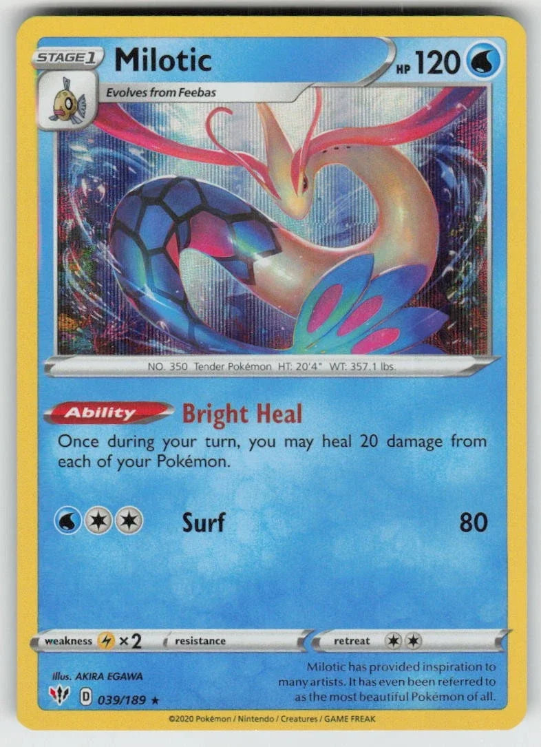 Milotic 039/189 · Holofoil (Darkness Ablaze)
