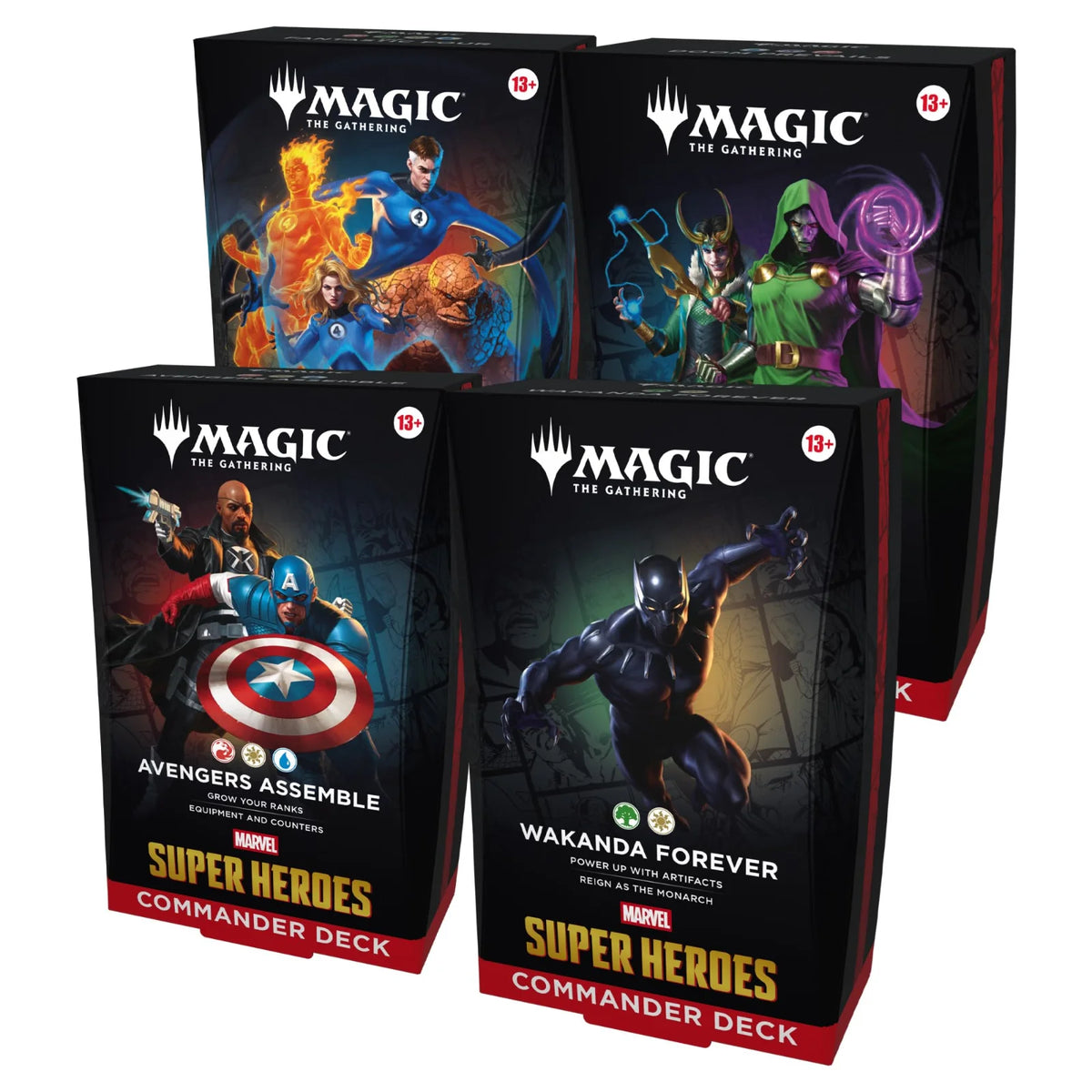 MTG: MARVEL Super Heroes - Commander Deck Set (x4)