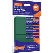 Sleeves: BGS - Matte (66 x 91mm) (x100) - Green