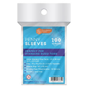 Sleeves: BGS - Penny Sleeves (63 x 88mm) (x100) - Clear