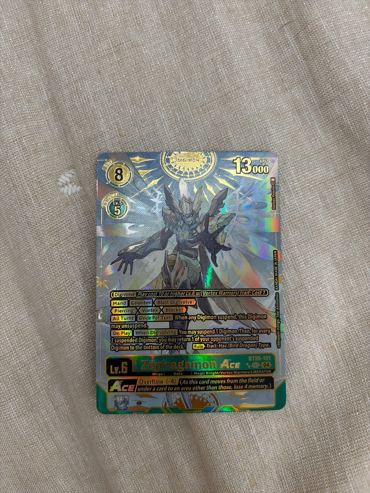 Zephagamon ACE (Textured) BT20-101 SEC (Release Special Booster 2.5)