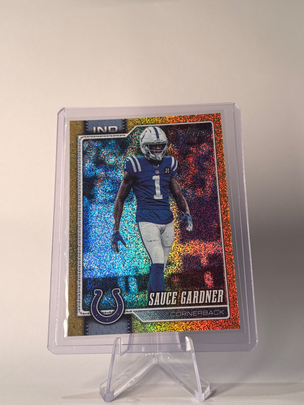 2026 Topps Sauce Gardner Gold Sandglitter /50 #161 Colts 28/50 SSP