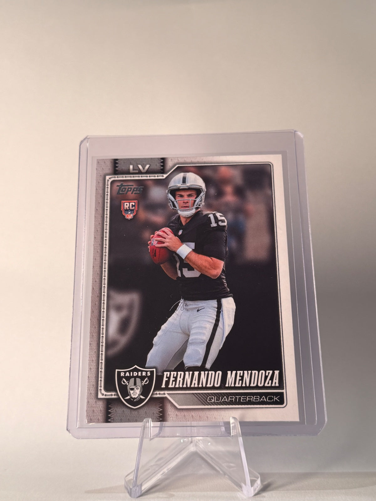 2026 Topps Flagship Fernando Mendoza RC #301 Las Vegas Raiders QB Rookie