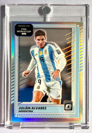 2025-26 Donruss Road to FIFA World Cup #157 Julian Alvarez Optic Holo