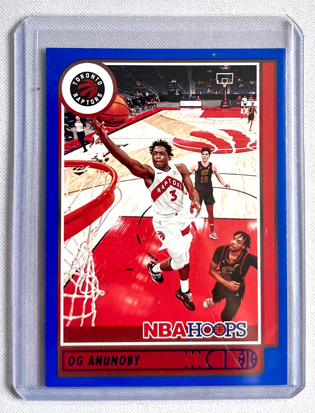 2021-22 Panini NBA Hoops Basketball OG Anunoby Toronto Raptors Blue #99