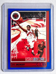 2021-22 Panini NBA Hoops Basketball OG Anunoby Toronto Raptors Blue #99