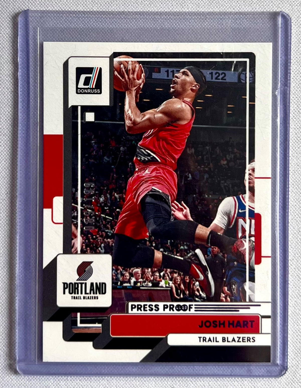 2022-23 Donruss Press Proof Purple #109 Josh Hart /199