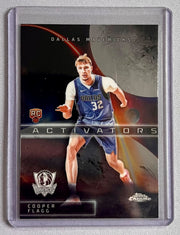 2025-26 Topps Chrome #AC-11 Cooper Flagg Activators Rookie RC Mavericks