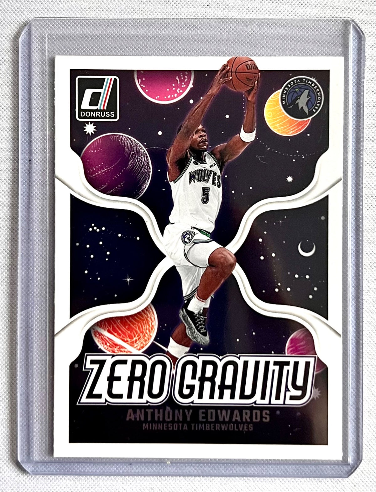 2024-25 Panini Donruss Anthony Edwards Zero Gravity #7