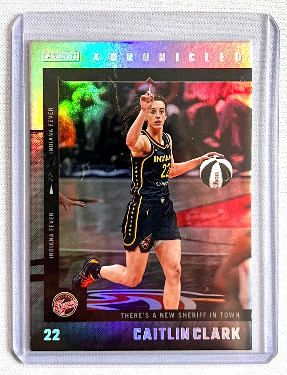 2025 Panini Caitlin Clark Chronicles Silver Holo Foil #49