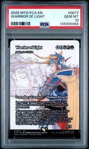 Warrior of Light - Jodah, the Unifier (Showcase) 17 · NON Foil (Universes Beyond: FINAL FANTASY: Through the Ages) — PSA 10