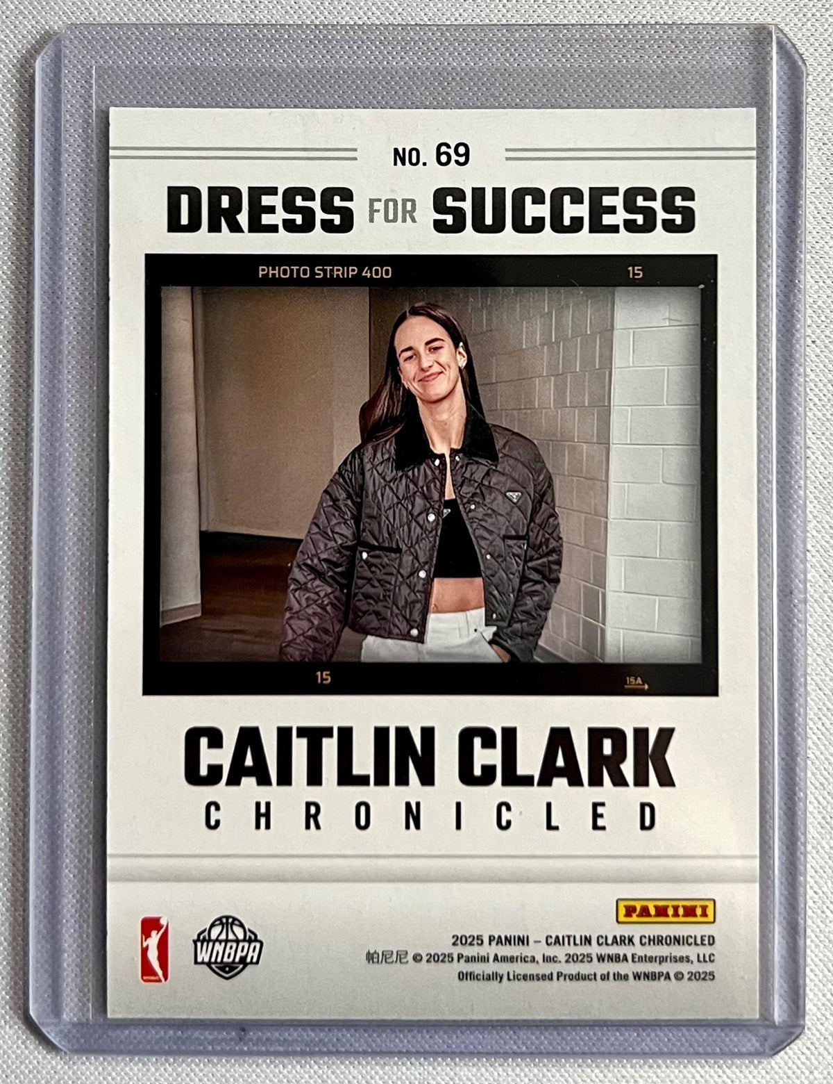 2025 Panini Caitlin Clark Chronicled #69 Caitlin Clark Holo
