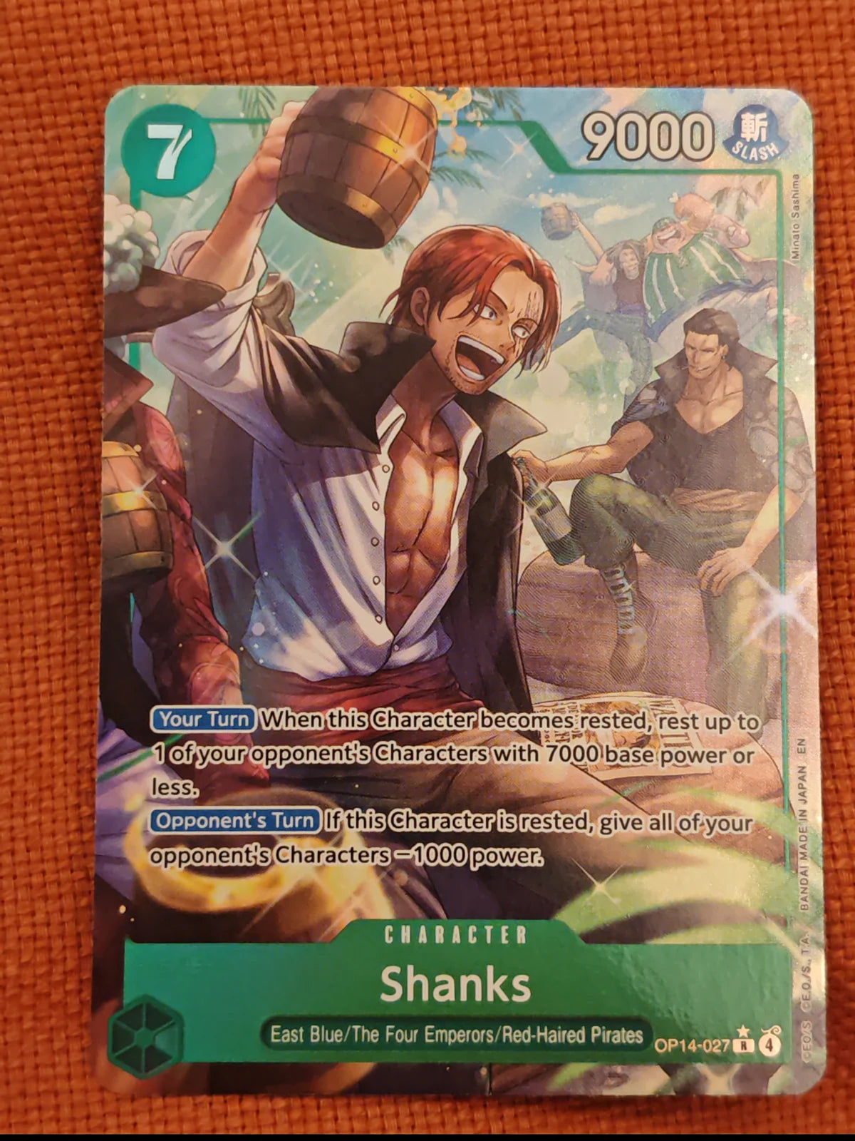 Shanks (Alternate Art) OP14-027 (The Azure Sea's Seven)