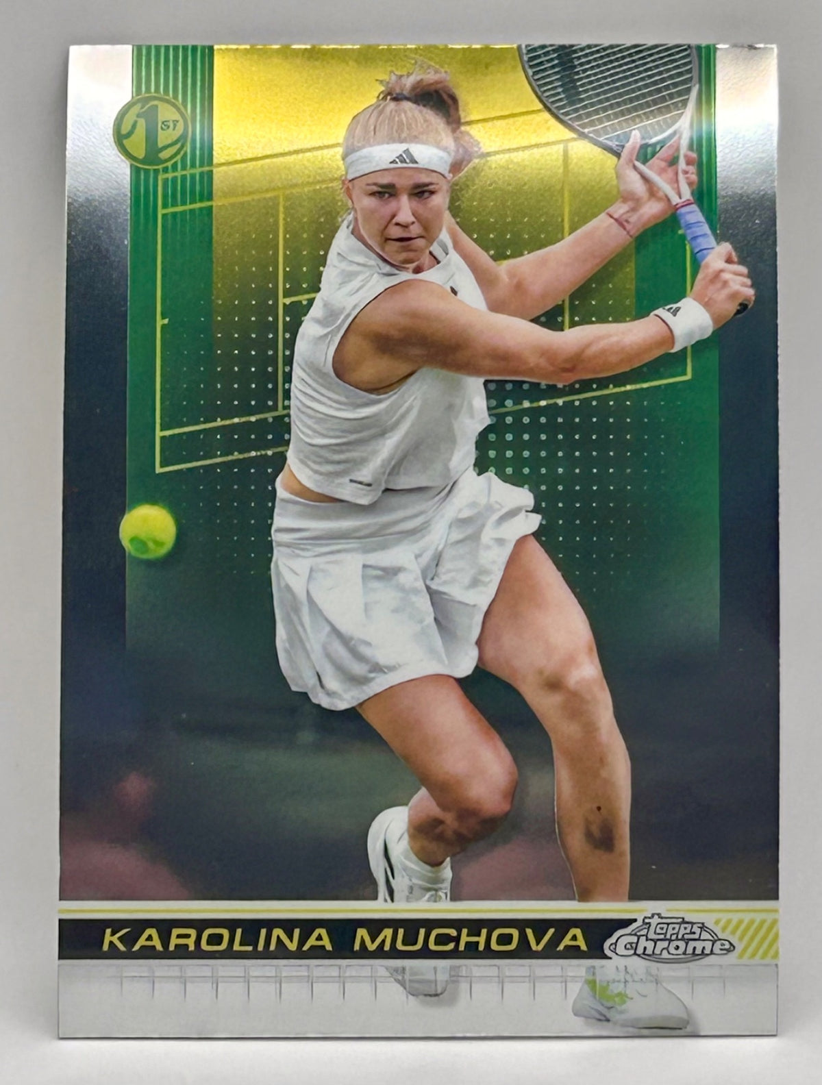 Karolina Muchova 2024 Topps Chrome Tennis 1st