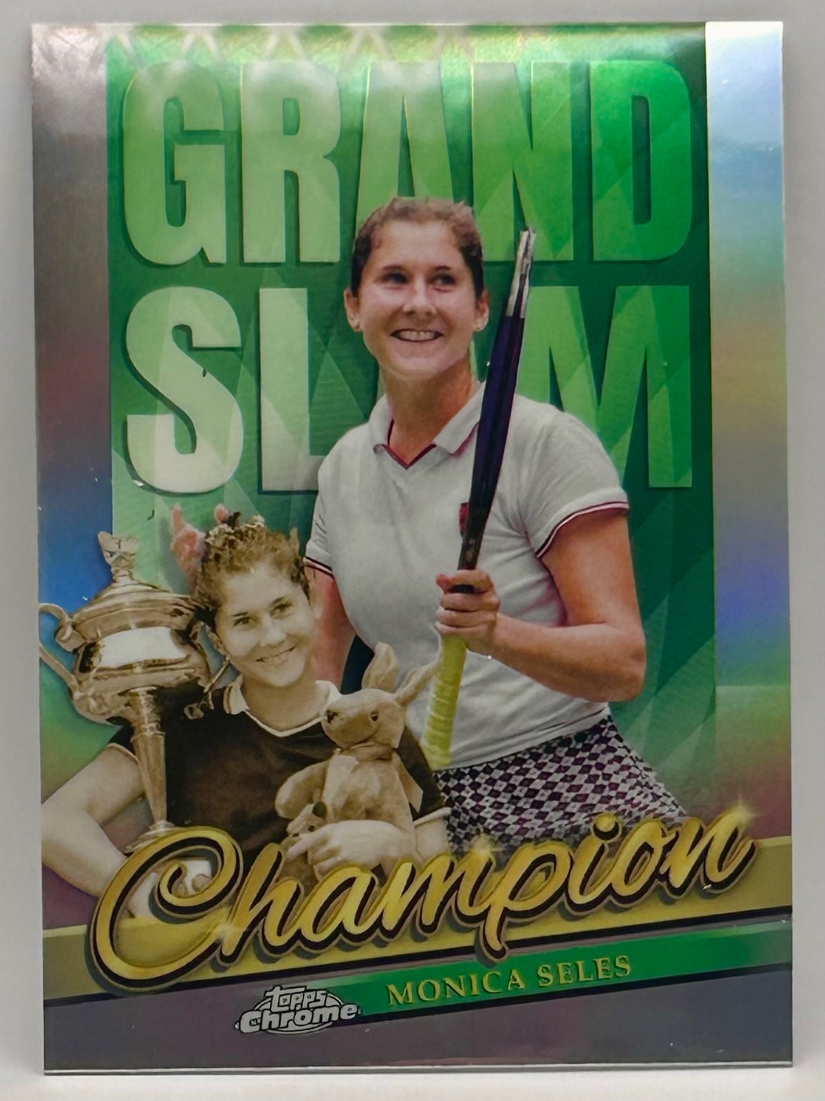 Monica Seles 2024 Topps Chrome Tennis Grand Slam Champion