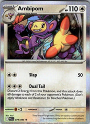 Ambipom 079/094 · Holofoil (Phantasmal Flames)