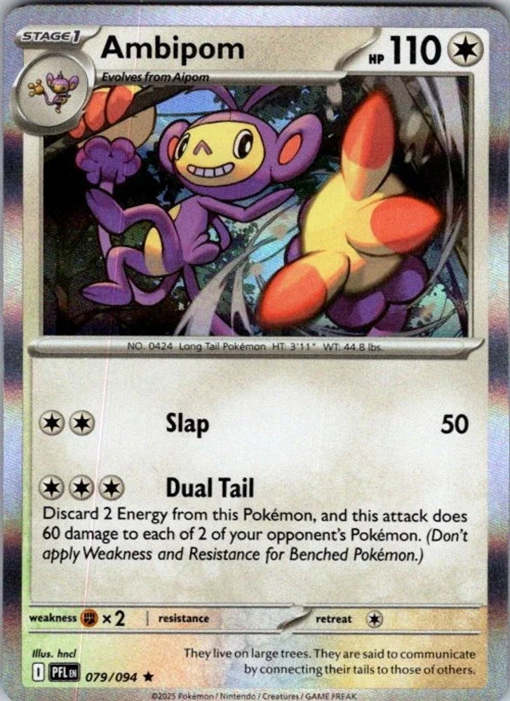 Ambipom 079/094 · Holofoil (Phantasmal Flames)