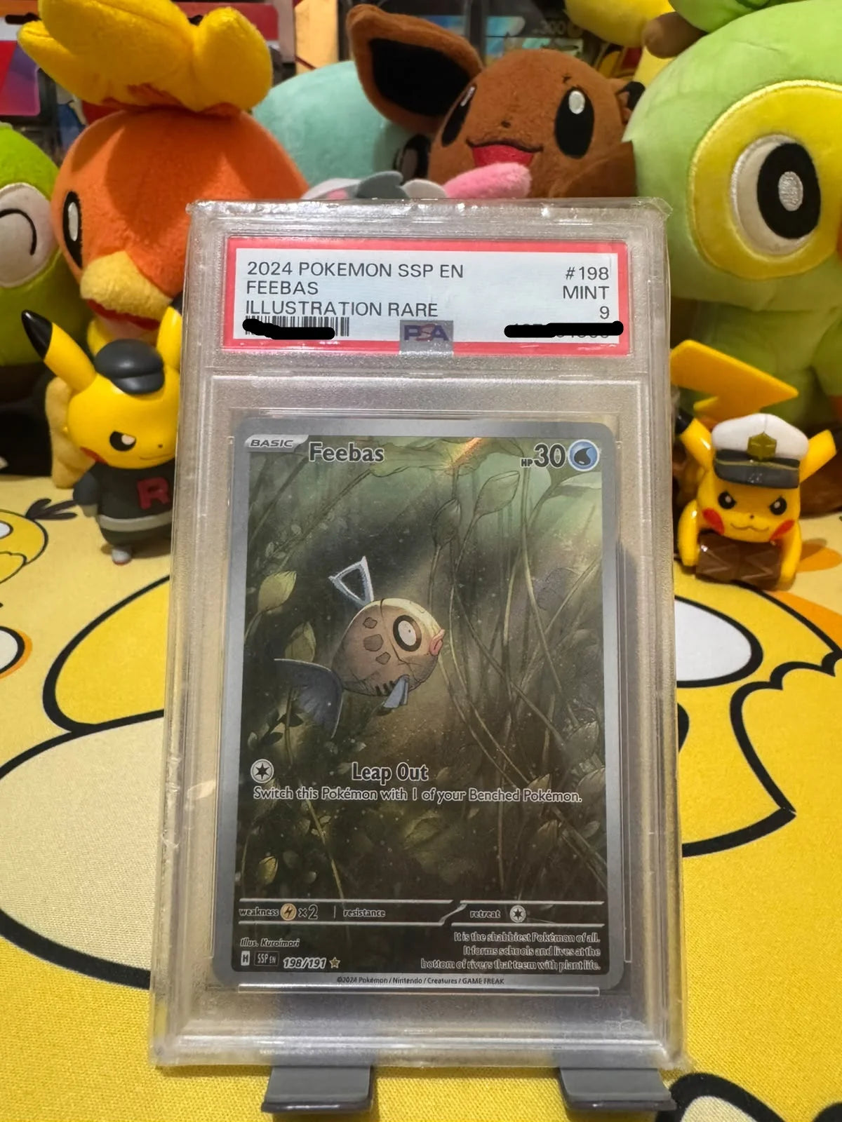 Feebas 198/191 (Surging Sparks) — PSA 9