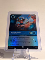 Disney Lorcana Minnie Mouse – Practical Traveler #219/204 Epic Foil – Wilds Unknown