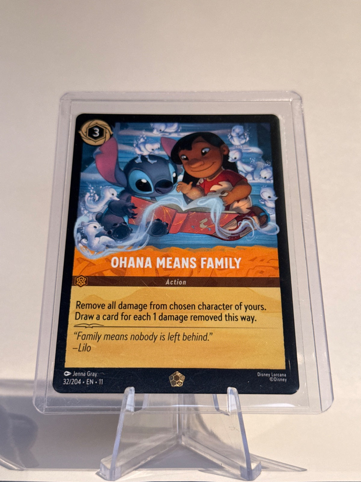 Disney Lorcana Ohana Means Family #32/204 Legendary – Winterspell