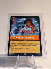 Disney Lorcana Ohana Means Family #32/204 Legendary – Winterspell
