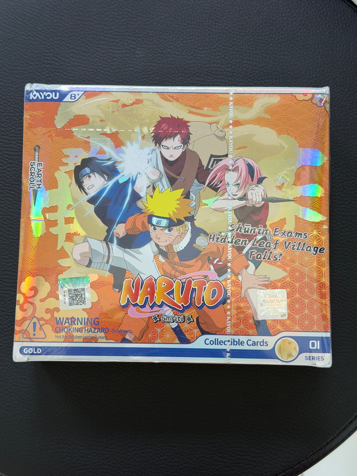 Naruto Series 1 Gold Kayou Sealed Booster Box