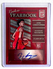 2021-22 Elite Rookie Yearbook Christopher Josh RC Auto #RY-JCH