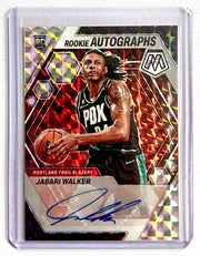 Panini 2022-23 Mosaic Rookie Autographs Mosaic Jabari Walker RC Auto #RA-WAL