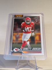 2026 Topps Flagship Football Emmett Johnson #313 Rookie RC – Kansas City Chiefs