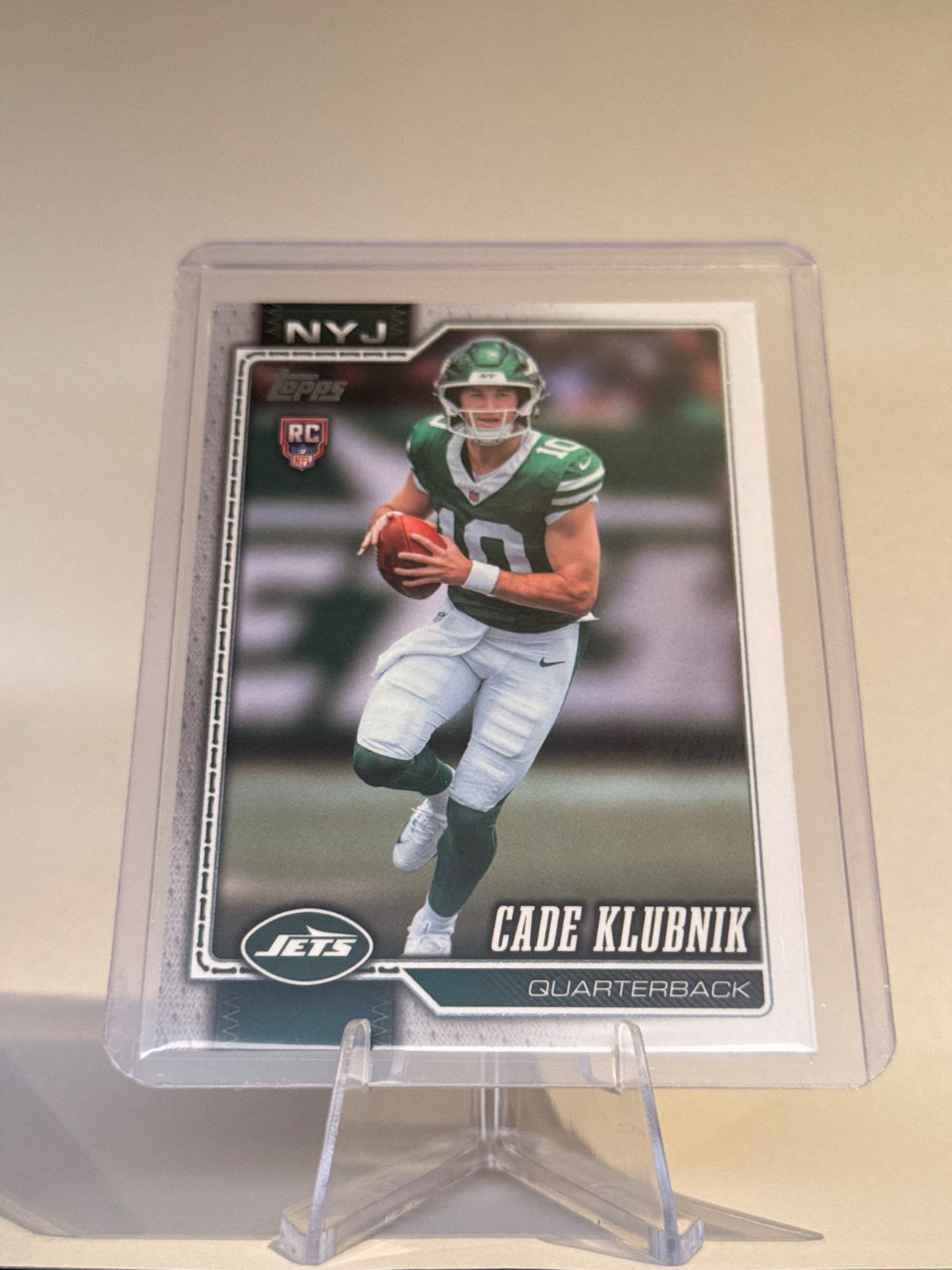 2026 Topps Flagship Football Cade Klubnik #306 Rookie RC – New York Jets