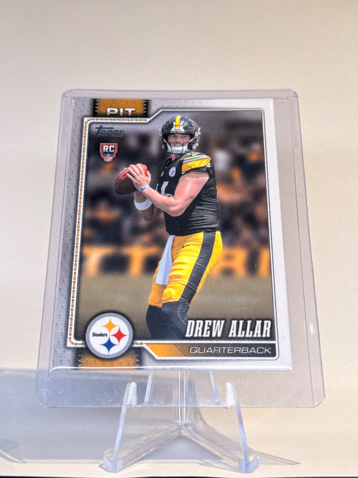 2026 Topps Flagship Football Drew Allar #304 Rookie RC – Pittsburgh Steelers