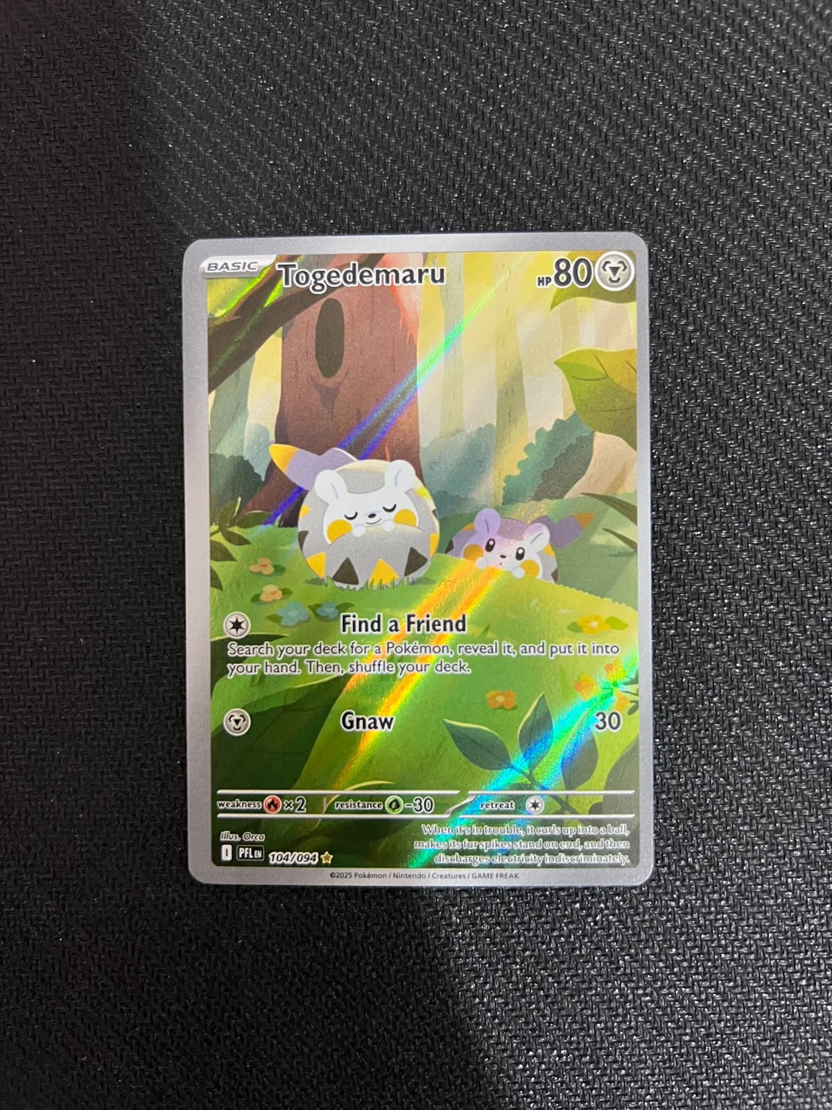 Togedemaru 104/094 (Phantasmal Flames)