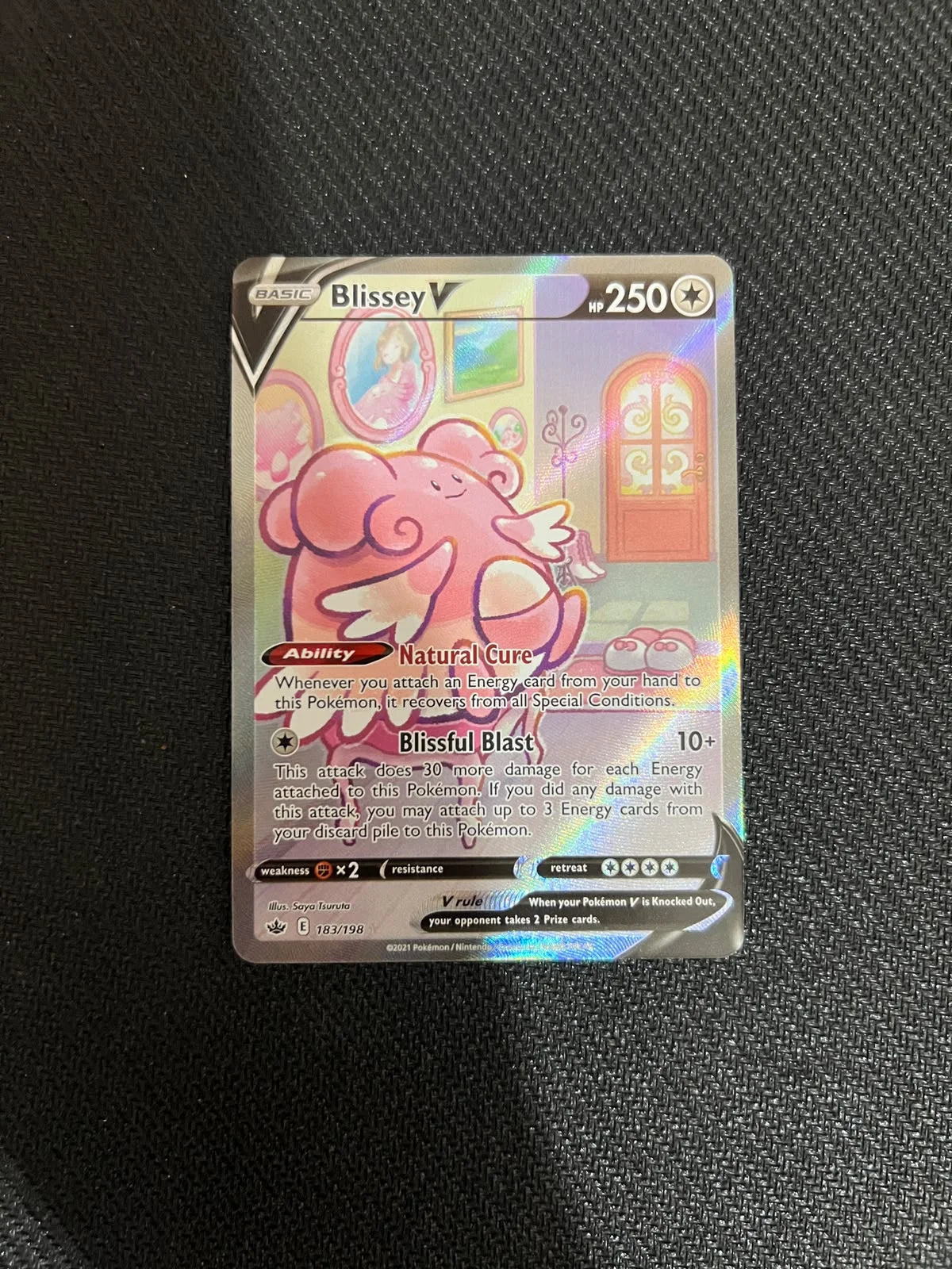Blissey V (Alternate Full Art) 183/198 (Chilling Reign)