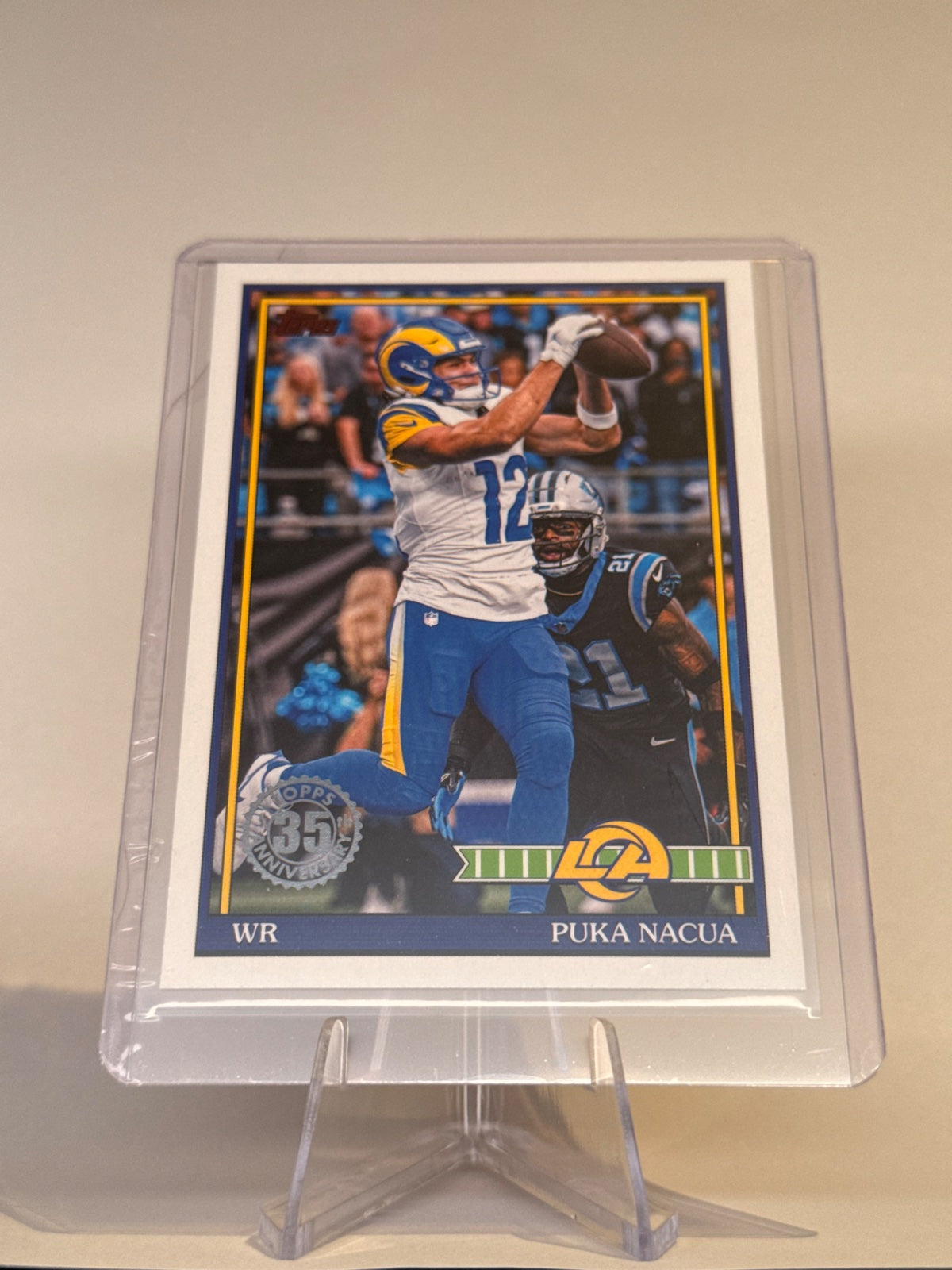 2026 Topps Flagship Football Puka Nacua #91TF-20 1991 Topps Insert – LA Rams