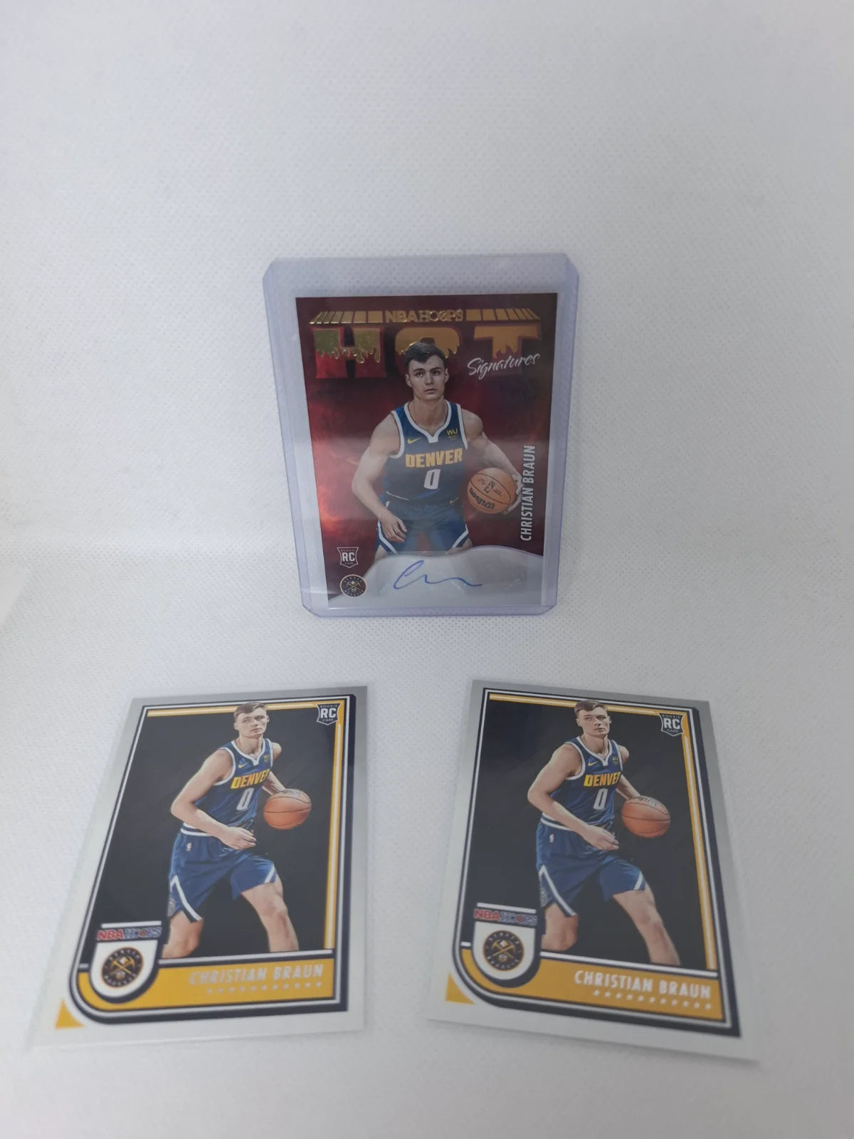 2022-23 Nba Hoops Christian Braun RC Auto Lot
